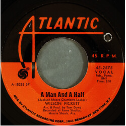 Wilson Pickett A Man And A Half / People Make The World (What It Is) USED VINYL 7INCH SINGLE 45 RPM