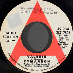 Cymarron Valerie / Across The Kansas Sky Vinyl 7" USED