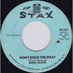 Eddie Floyd Don't Rock The Boat / This House USED VINYL 7INCH 45 RPM SINGLE