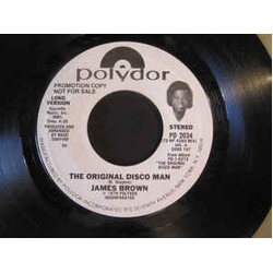 James Brown The Original Disco Man USED VINYL 7INCH SINGLE PROMO