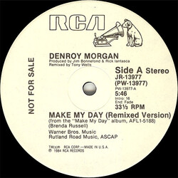 Denroy Morgan Make My Day (Remixed Version) VINYL 12" USED
