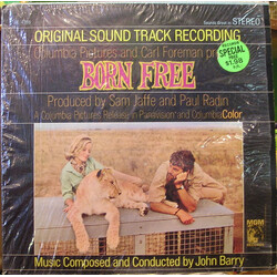 John Barry Born Free (Original Sound Track Recording) Vinyl LP USED