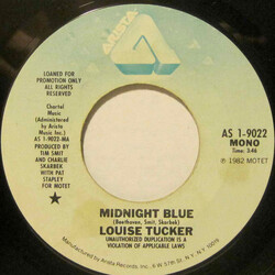 Louise Tucker Midnight Blue USED VINYL 7INCH 45 RPM PROMO STEREO MONO
