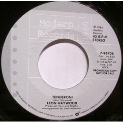 Leon Haywood Tenderoni USED VINYL 7INCH 45 RPM PROMO