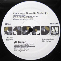 Al Green Everything's Gonna Be Alright USED VINYL 12INCH 33 S RPM PROMO STEREO
