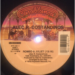Alec R. Costandinos / Patrick Juvet Romeo & Juliet / I Love America USED VINYL 12INCH REISSUE