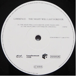 Lawrence The Night Will Last Forever USED VINYL 12INCH