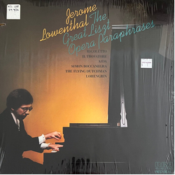 Franz Liszt / Jerome Lowenthal The Great Liszt Opera Paraphrases Vinyl LP USED