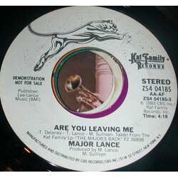 Major Lance Are You Leaving Me USED VINYL 7INCH 45 RPM PROMO