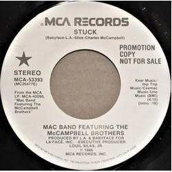 Mac Band Featuring The McCampbell Brothers Stuck USED VINYL 7INCH 45 RPM PROMO