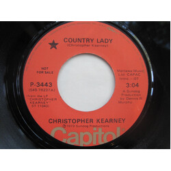 Christopher Kearney Country Lady / Rocking Chair Ride USED VINYL 7INCH 45 RPM PROMO