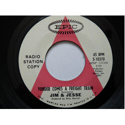 Jim & Jesse Yonder Comes A Freight Train / Banderilla USED VINYL 7INCH 45 RPM SINGLE PROMO STYRENE
