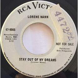 Lorene Mann Stay Out Of My Dreams USED VINYL 7INCH 45 RPM SINGLE PROMO