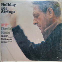 David Rose & His Orchestra Holiday For Strings Vinyl LP USED