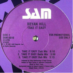 Bryan Hill Take It Easy VINYL 12" USED