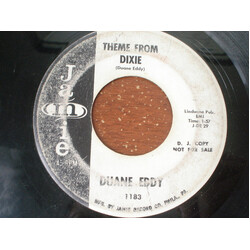 Duane Eddy Theme From Dixie USED VINYL 7INCH 45 RPM PROMO
