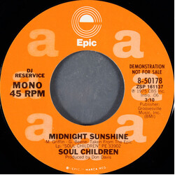 Soul Children Midnight Sunshine USED VINYL 7INCH 45 RPM PROMO STYRENE STEREO MONO