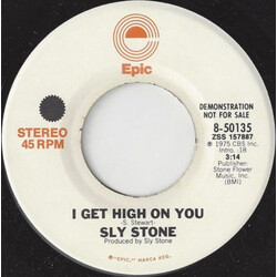 Sly Stone I Get High On You USED VINYL 7INCH 45 RPM PROMO STEREO MONO