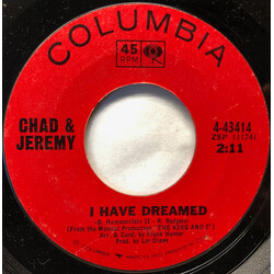Chad & Jeremy I Have Dreamed USED VINYL 7INCH 45 RPM SINGLE STYRENE