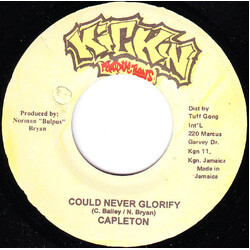 Capleton Could Never Glorify USED VINYL 7INCH 45 RPM