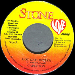 Capleton Hot Get Hotter USED VINYL 7INCH 45 RPM