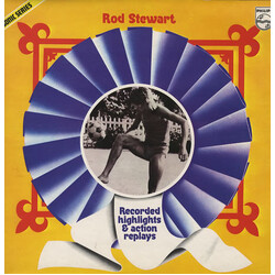 Rod Stewart Recorded Highlights & Action Replays Vinyl LP USED