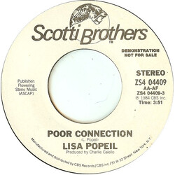 Lisa Popeil Poor Connection USED VINYL 7INCH SINGLE PROMO