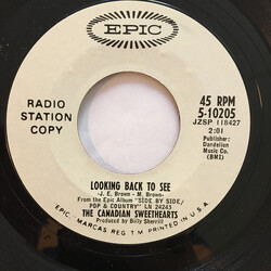 Canadian Sweethearts / Lucille Starr Looking Back To See / Too Far Gone USED VINYL 7INCH 45 RPM SINGLE PROMO