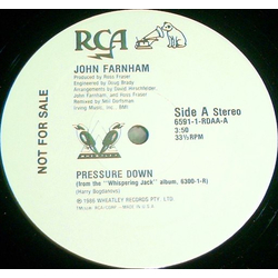 John Farnham Pressure Down Vinyl 12" USED