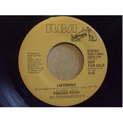 Pseudo Echo Listening USED VINYL 7INCH 45 RPM SINGLE PROMO STEREO