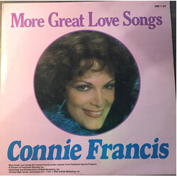 Connie Francis More Great Love Songs Vinyl LP USED