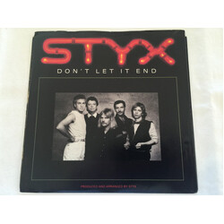 Styx Don't Let It End USED VINYL 7INCH PROMO STEREO