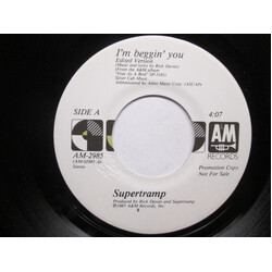 Supertramp I'm Beggin' You (Remix) USED VINYL 7INCH 45 RPM PROMO