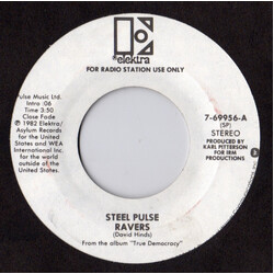 Steel Pulse Ravers USED VINYL 7INCH 45 RPM SINGLE PROMO STEREO MONO