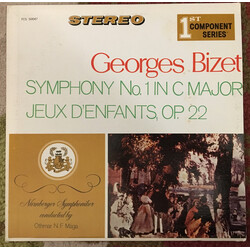 Georges Bizet / Othmar F. M. Mága / Nürnberger Symphoniker Symphony No. 1 In C Major / Jeux D'Enfants, Op. 22 Vinyl LP USED