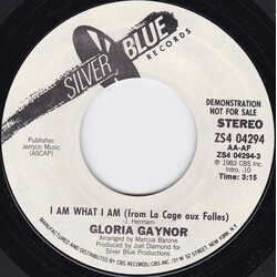 Gloria Gaynor I Am What I Am (From La Cage Aux Folles) USED VINYL 7INCH SINGLE PROMO