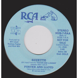Foster And Lloyd Suzette USED VINYL 7INCH 45 RPM SINGLE PROMO