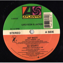 Greyson & Jasun Get Bizzy / No Shortz VINYL 12" USED