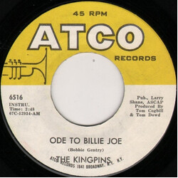 King Curtis & The Kingpins Ode To Billie Joe USED VINYL 7INCH 45 RPM