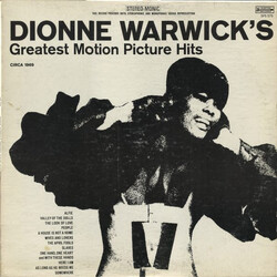 Dionne Warwick Dionne Warwick's Greatest Motion Picture Hits Vinyl LP USED