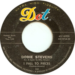 Dodie Stevens I Fall To Pieces USED VINYL 7INCH 45 RPM