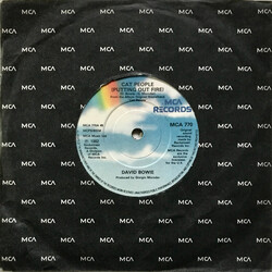 David Bowie Cat People (Putting Out Fire) USED VINYL 7INCH 45 RPM SINGLE