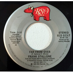 Frank Stallone Far From Over USED VINYL 7INCH 45 RPM SINGLE