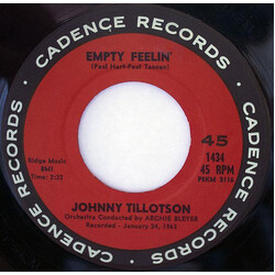 Johnny Tillotson Out Of My Mind / Empty Feelin' USED VINYL 7INCH SINGLE
