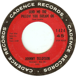 Johnny Tillotson Send Me The Pillow You Dream On USED VINYL 7INCH 45 RPM STYRENE MONO
