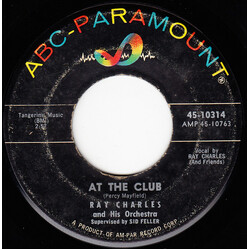 Ray Charles And His Orchestra At The Club / Hide 'Nor Hair USED VINYL 7INCH 45 RPM SINGLE