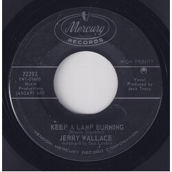 Jerry Wallace Keep A Lamp Burning USED VINYL 7INCH SINGLE