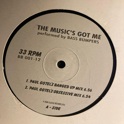 Bass Bumpers The Music's Got Me Vinyl 12" USED