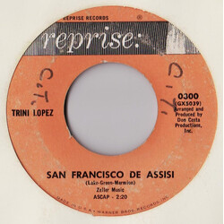 Trini Lopez San Francisco De Assisi / Michael USED VINYL 7INCH 45 RPM SINGLE