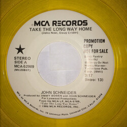 John Schneider Take The Long Way Home USED VINYL 7INCH 45 RPM SINGLE PROMO